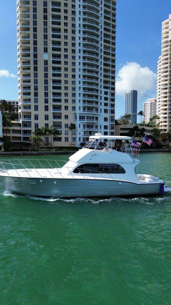 55ft Hatteras Yacht Rental Miami π€ | Exclusive Charter Adventure from $1,200 2 %Miami Yacht Rentals%