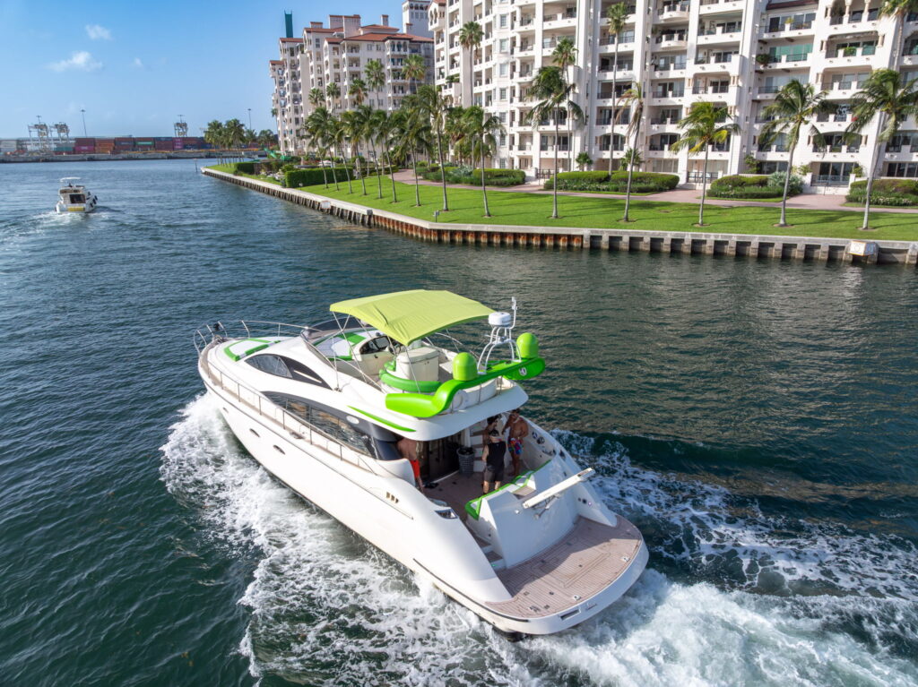 67ft Aicon Green Hulk Yacht Rental Miami ✨ | Exclusive Charter Adventure from $1,250 11 %Miami Yacht Rentals%