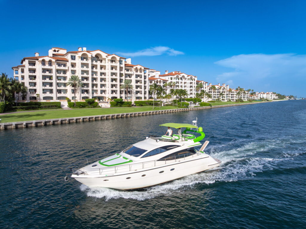 67ft Aicon Green Hulk Yacht Rental Miami ✨ | Exclusive Charter Adventure from $1,250 12 %Miami Yacht Rentals%